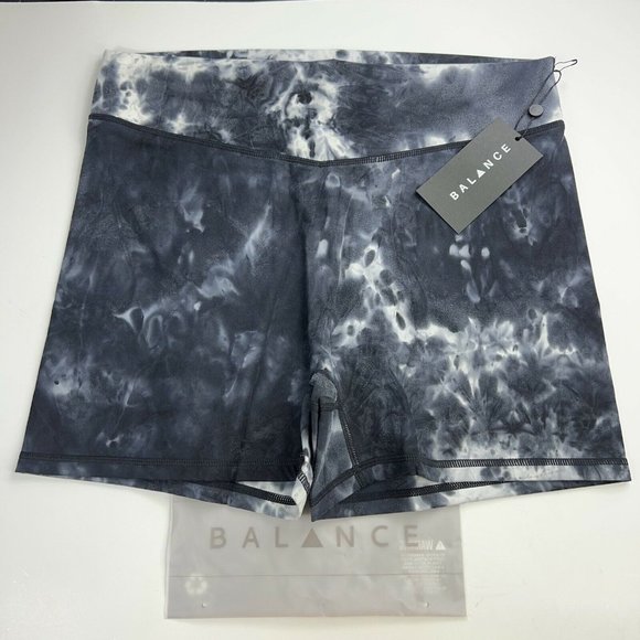 Balance Athletica Pants - Balance Athletica Women’s The Cloud Short Logo Avalanche Tie Dye Size XXL New